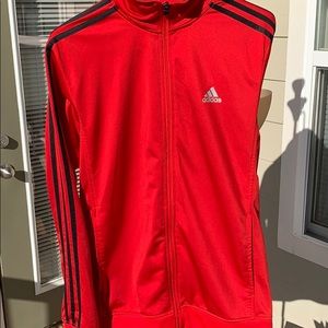 Red jacket black stripes | used | good condition
